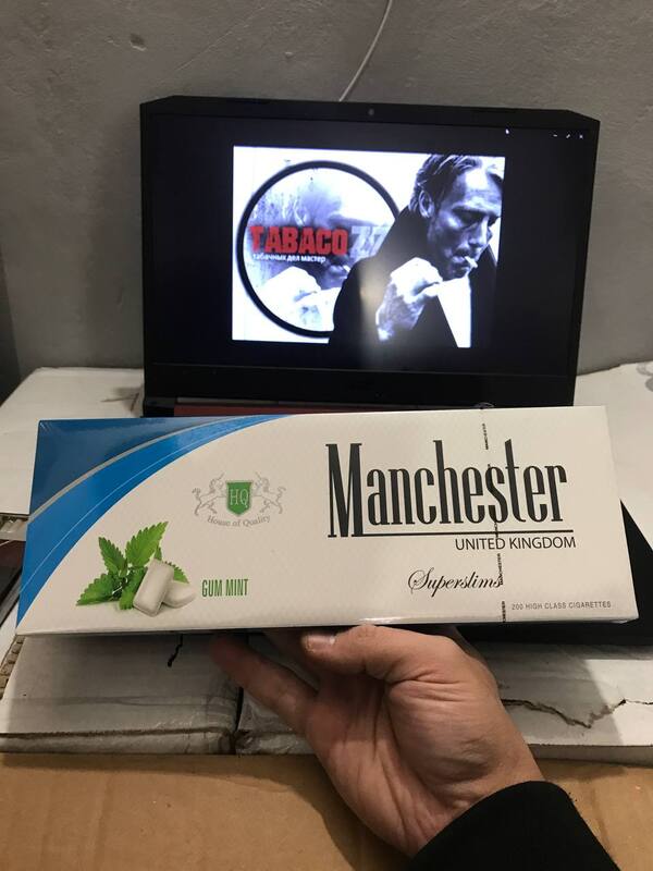 Manchester Gum Mint Superslims (жвачка)