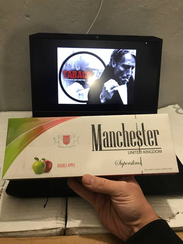 Manchester Double Apple Superslims (двойное яблоко)