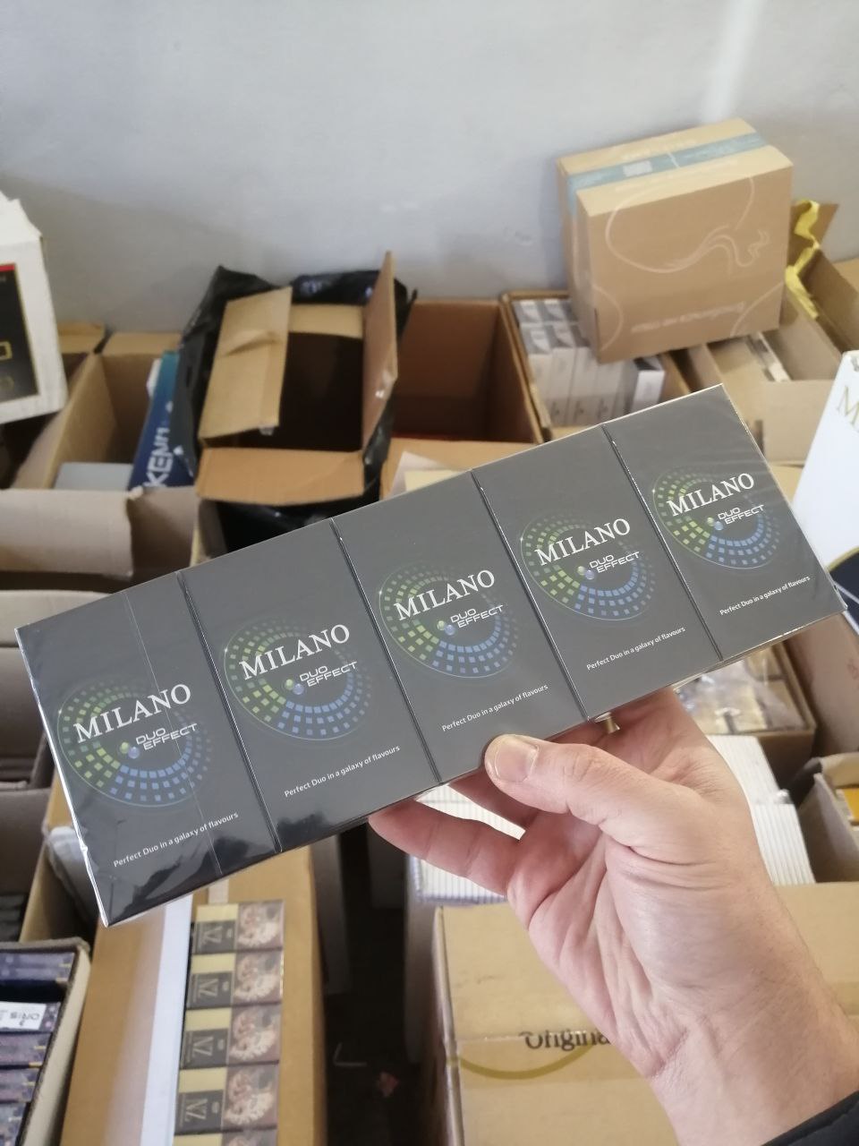 Milano Duo Effect Superslims (двойной ментол, кнопка)