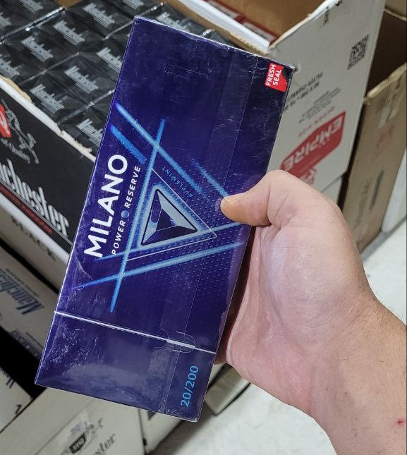 Milano Nano Power Reserve (яблоко, кнопка)