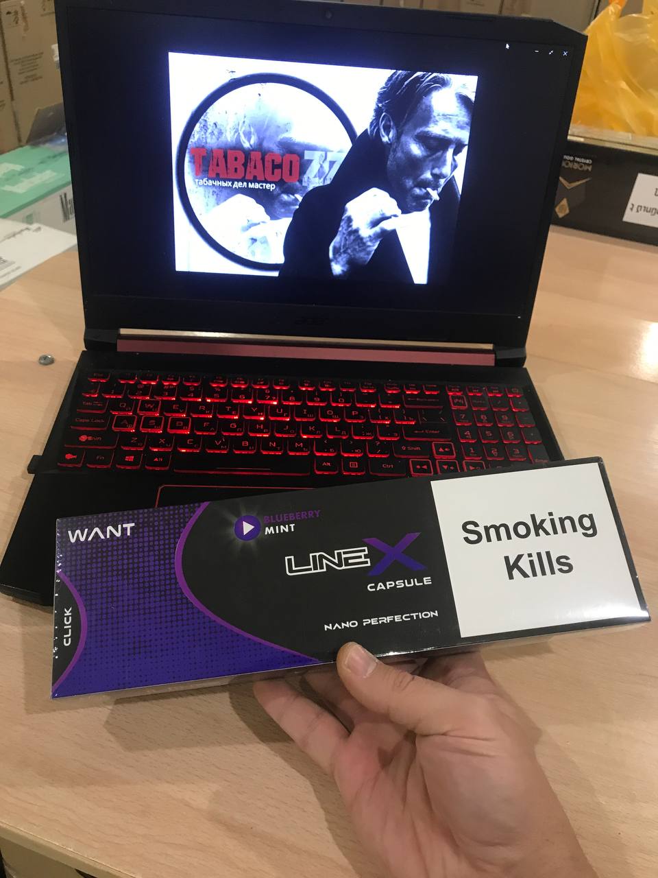 Line-X Nano Blueberry (черника, кнопка)