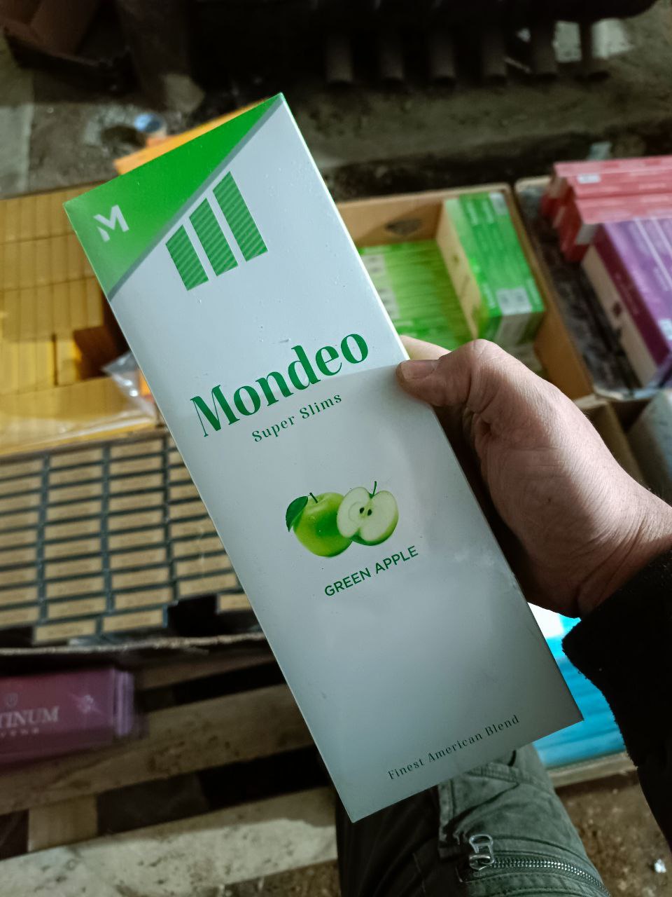 Mondeo Green Apple Superslims (зеленое яблоко)