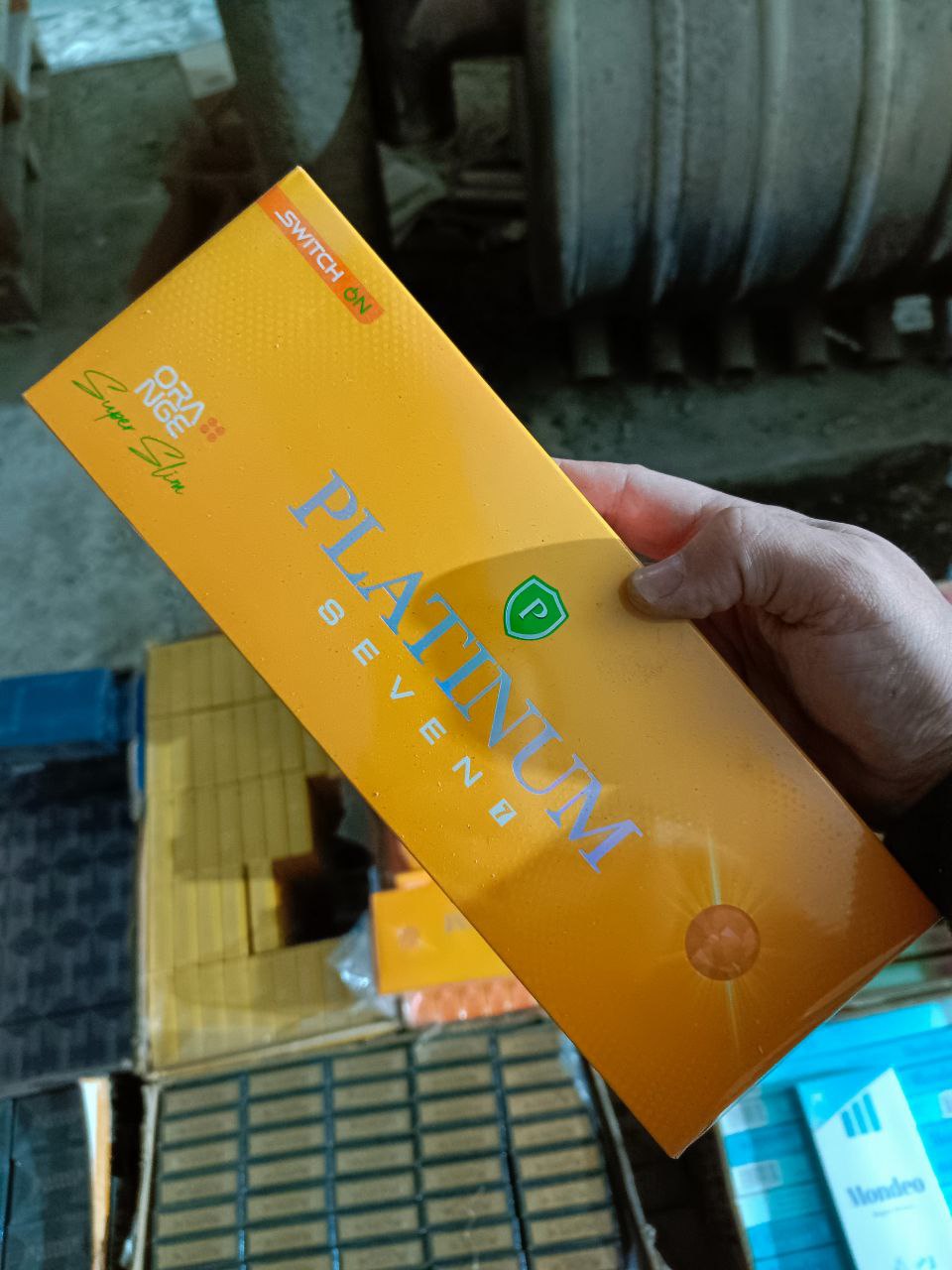 Platinum 7 Switch Orange Superslims (апельсин, кнопка)