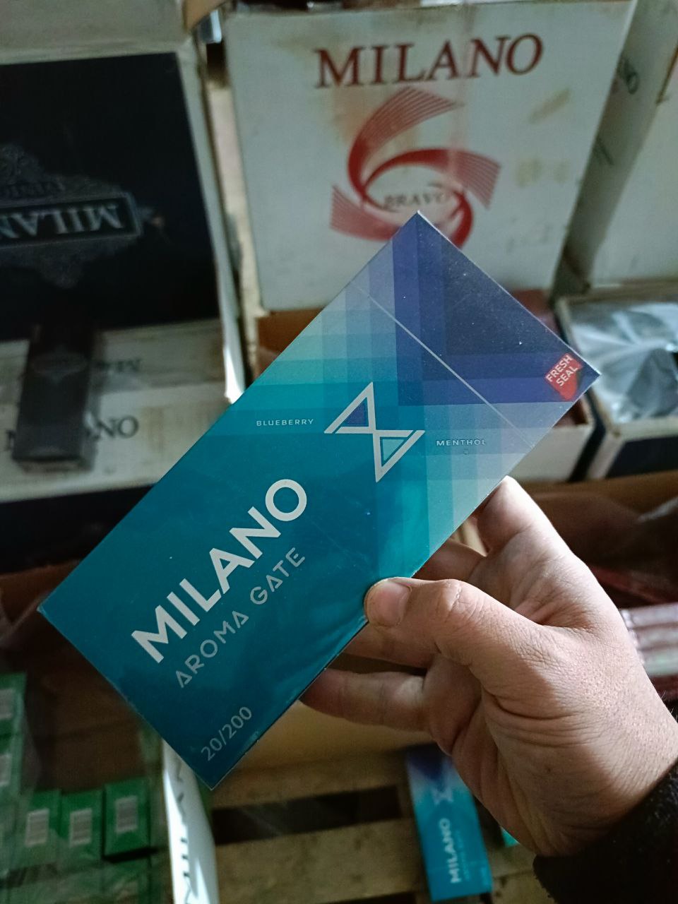 Milano Aroma Gate Nano (черника и ментол, кнопка)