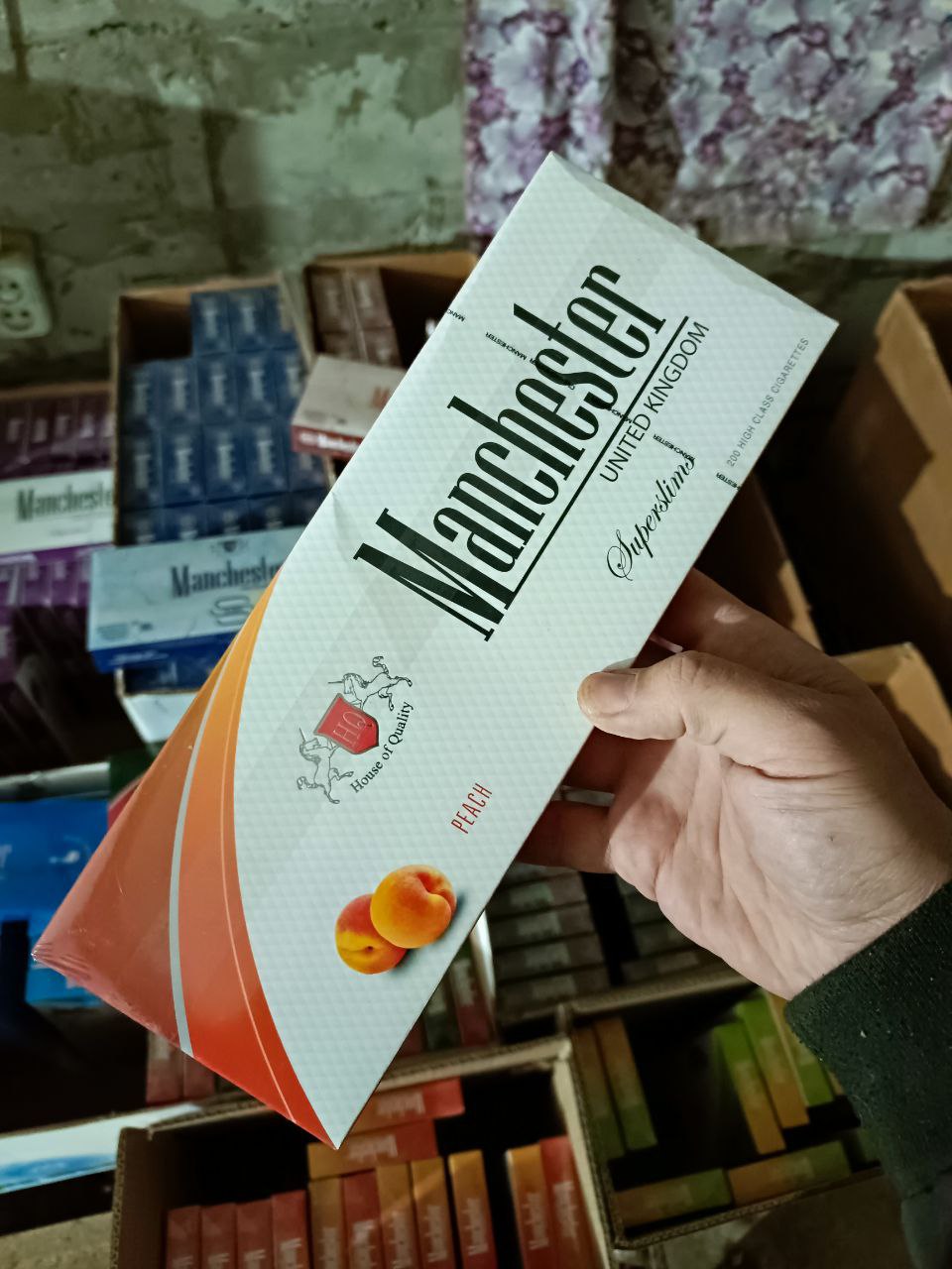 Manchester Peach Superslims (персик)