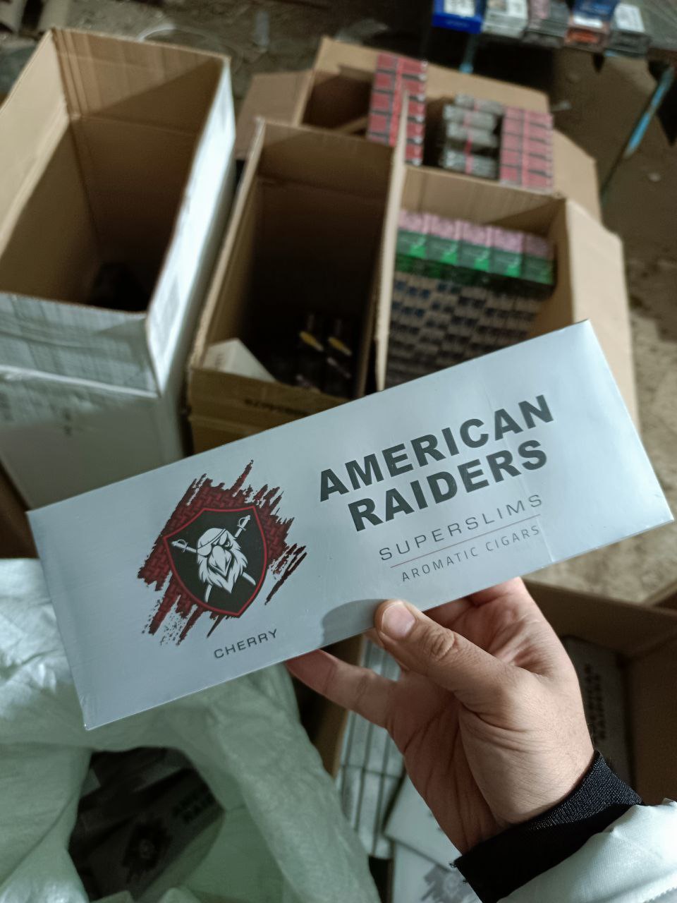 American Raiders Cherry Superslims (вишня)