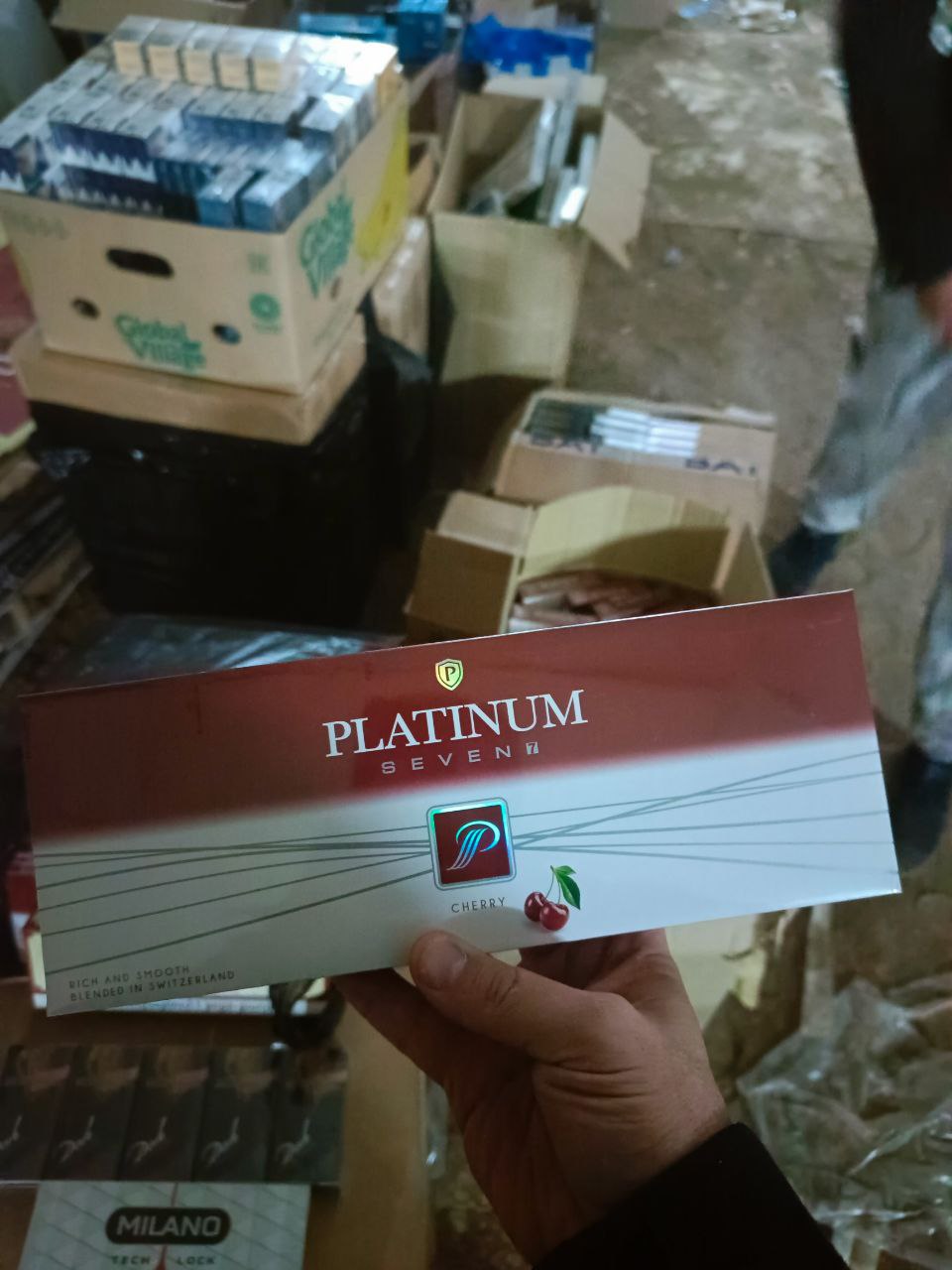 Platinum 7 Cherry Superslims (вишня)