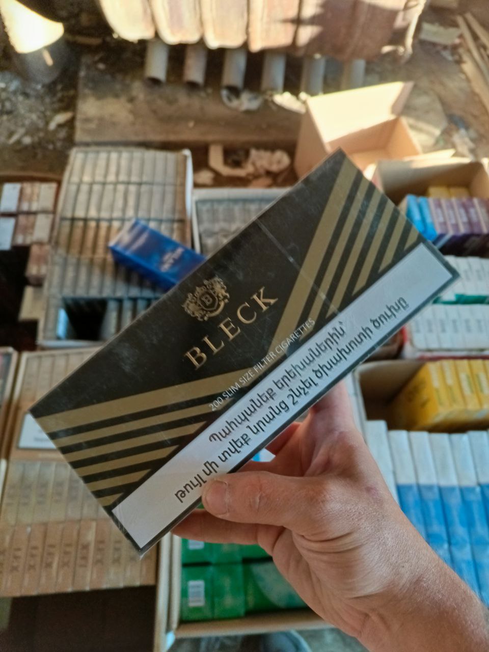 bleck 100 Slims Gold