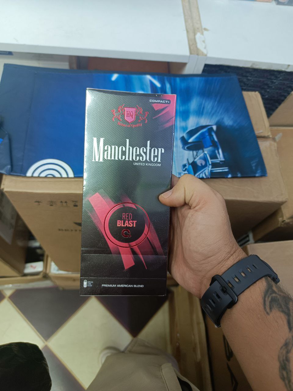 Manchester QS Red Blast (клубника, кнопка)