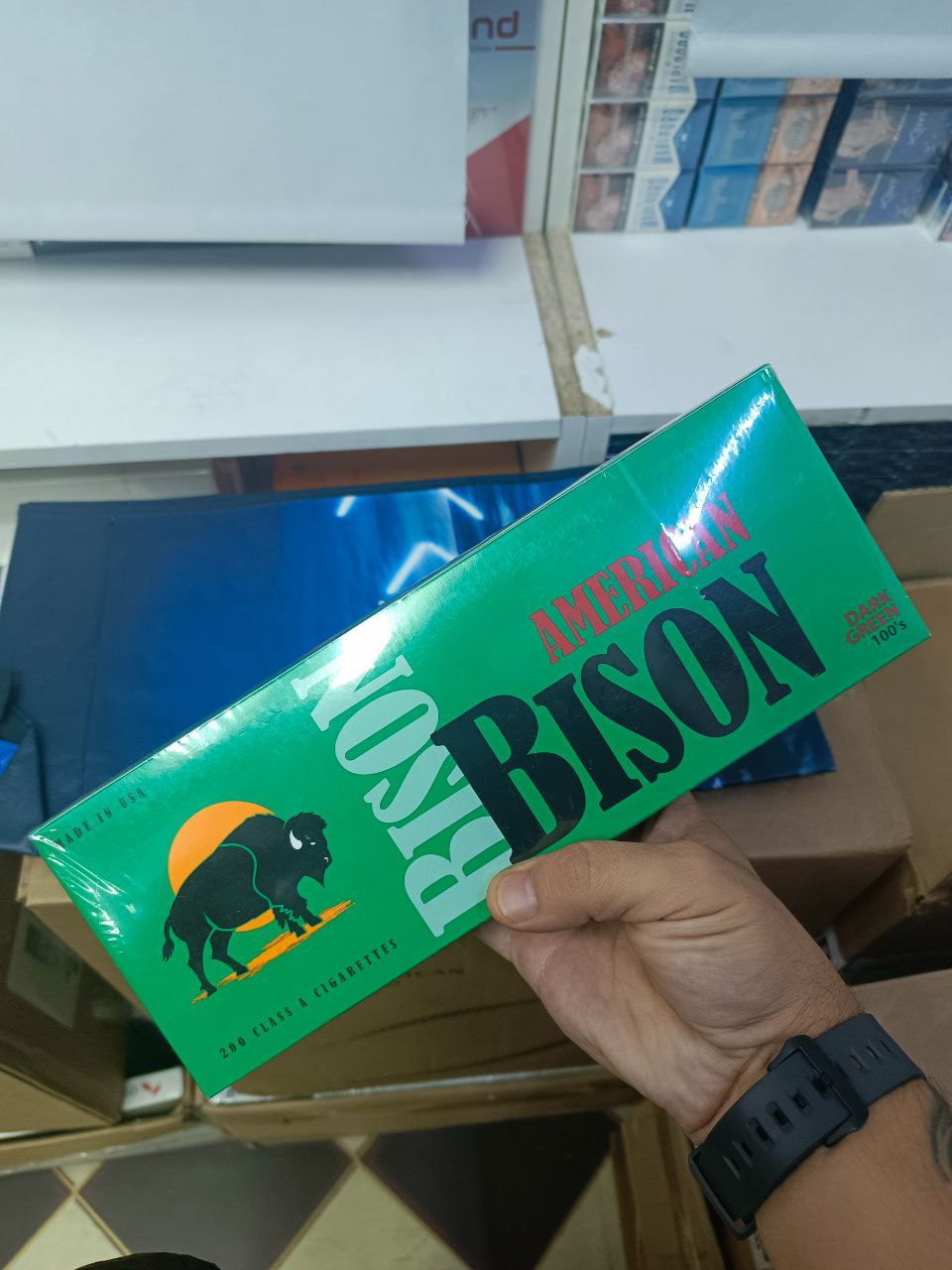 American Bison Dark Green 100s (Сотка)