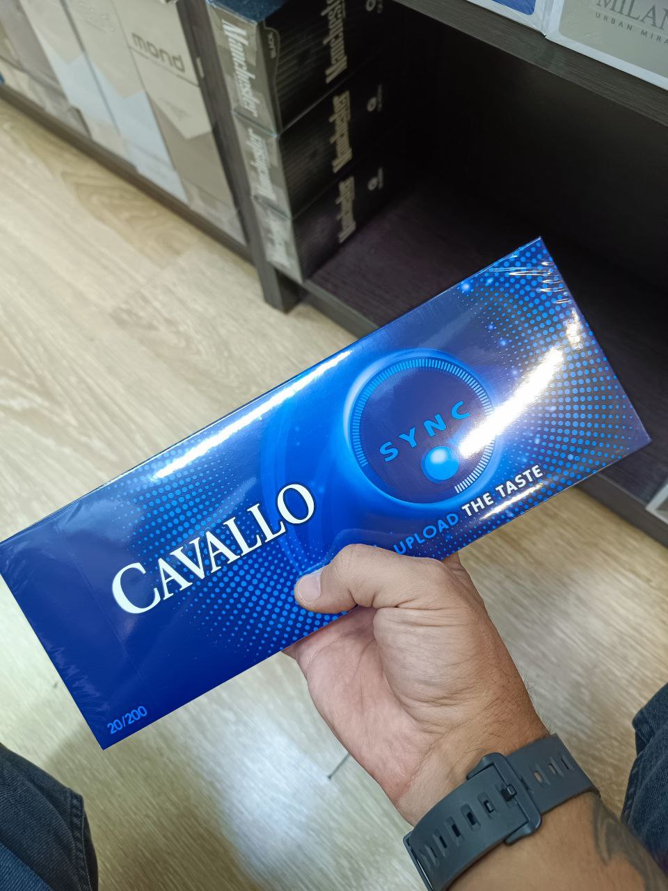 Cavallo Sync Superslims (ментол, кнопка)