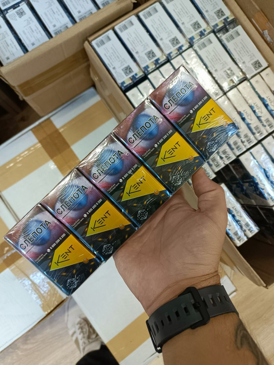 Kent Crystal Mix Compact (мандарин, кнопка) Акциз