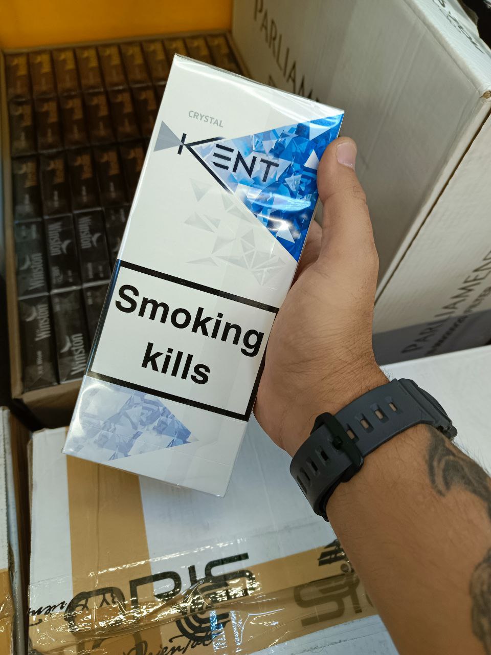 Kent QS Crystal Картон (duty Free)