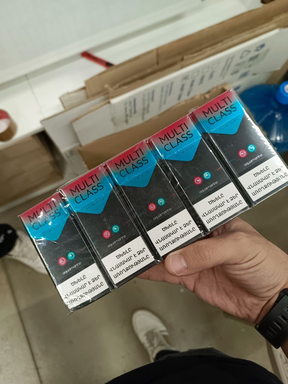 Multi Class Auqamarine Slims (черника, 2 кнопки)