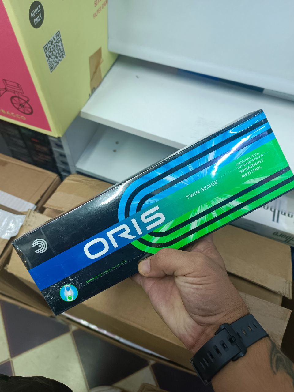 Oris Twin Sense Spearmint Menthol (Мята, ментол) King Size