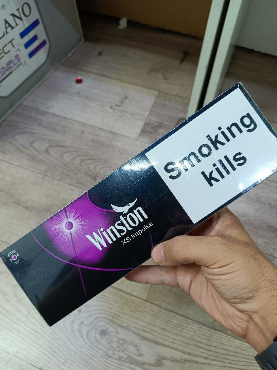Winston XS Impulse Superslims Duty Free (ягоды, кнопка)