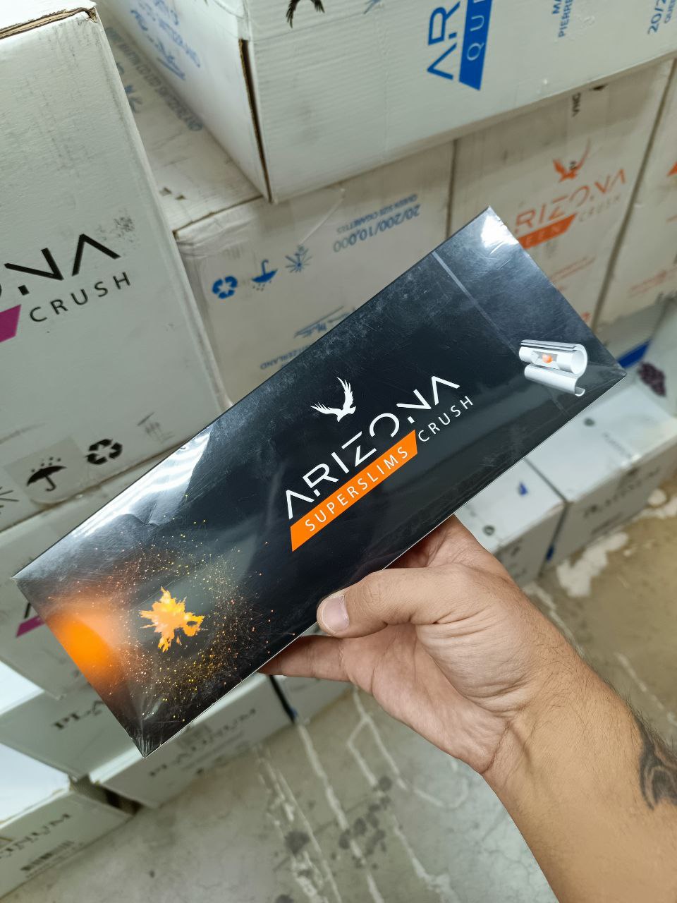 Arizona Orange Superslims (апельсин, кнопка)