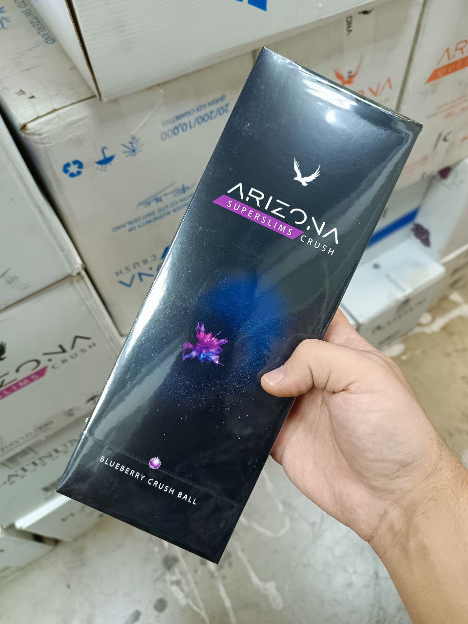 Arizona Blueberry Superslims (черника, кнопка)