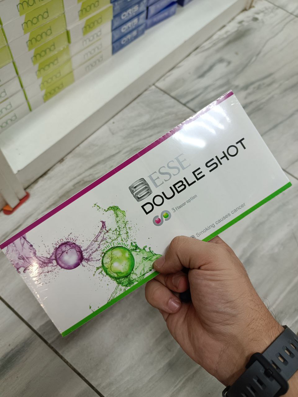 Esse Double Shot Superslims (красно-белое вино)