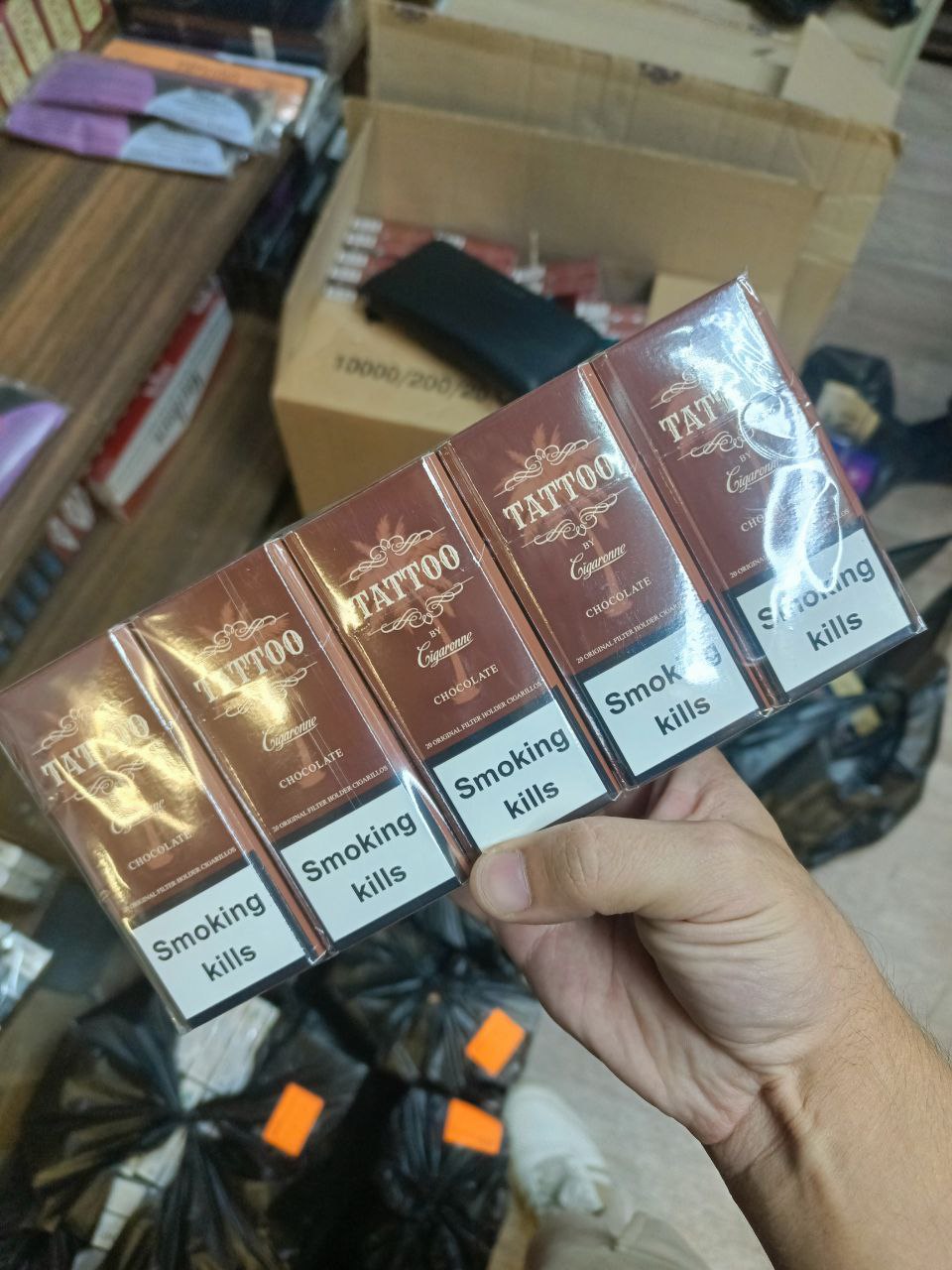 Tattoo By Cigaronne Chocolate Slims (шоколад)