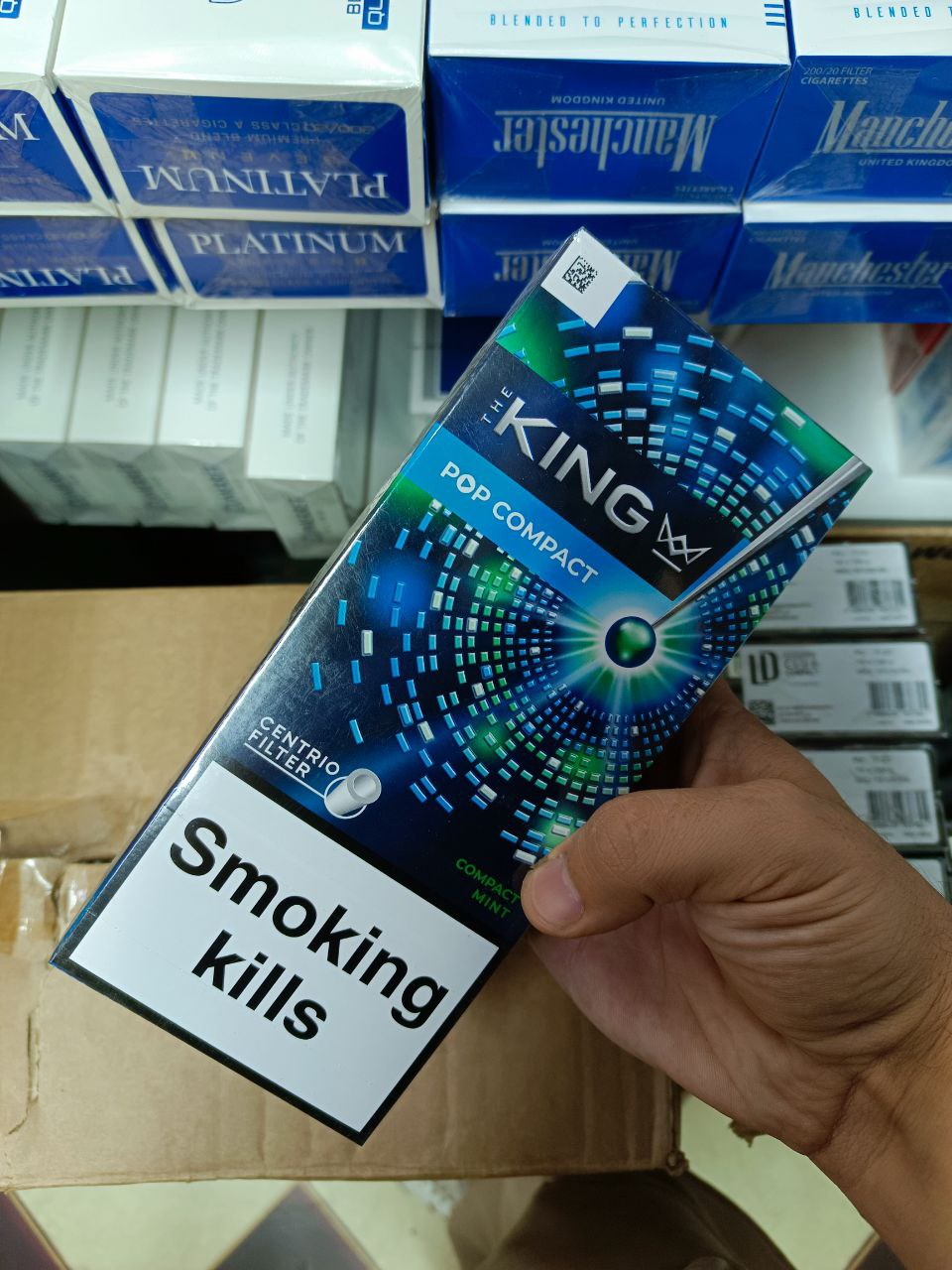 King Pop Compact Mint (ментол, кнопка)