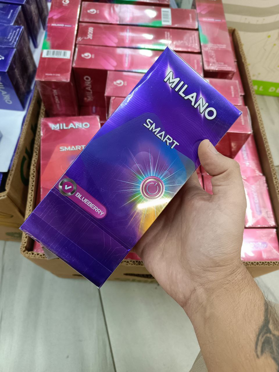 Milano QS Smart Blueberry (черника, кнопка)