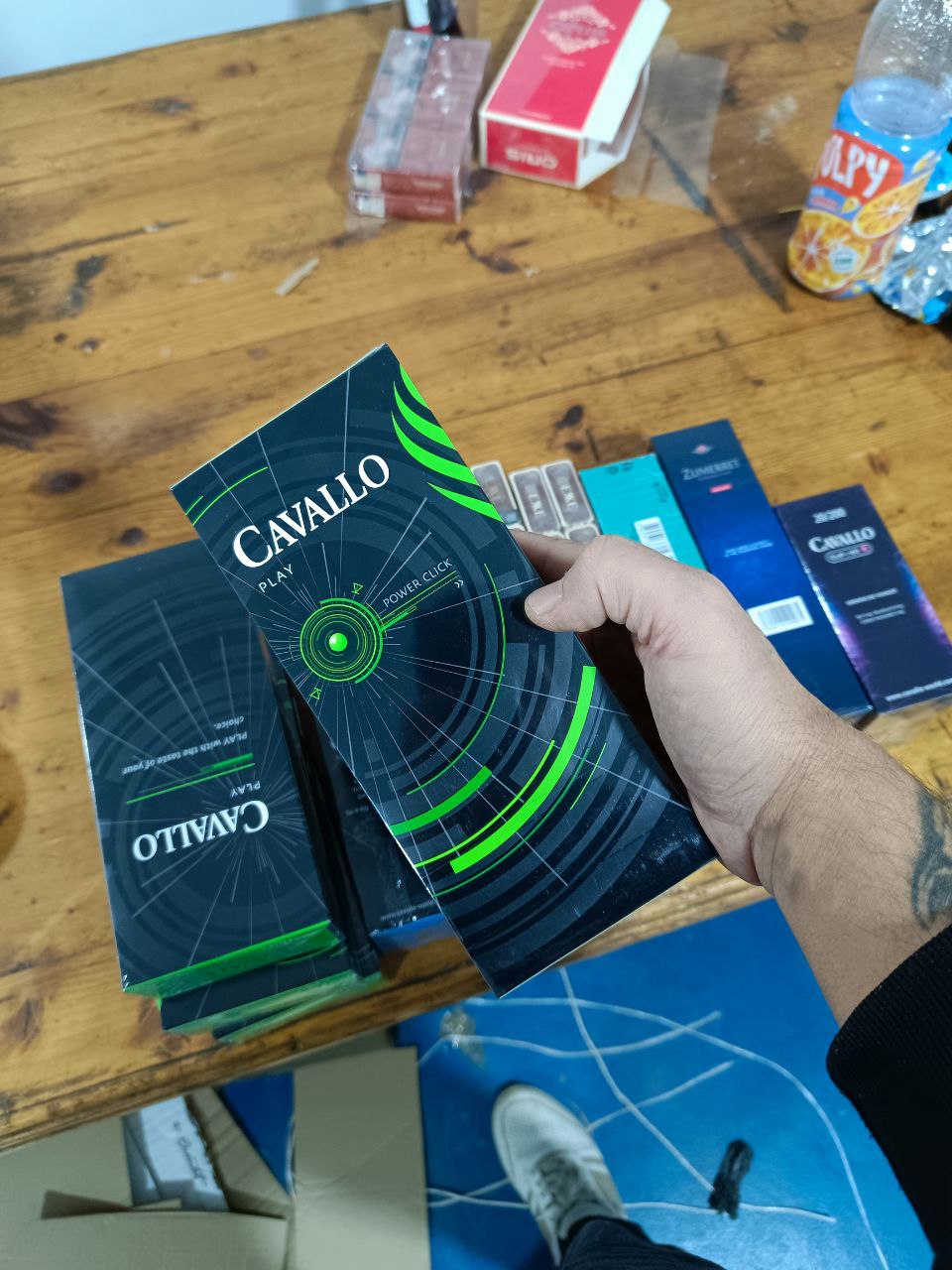 Cavallo QS Play Green (ментол, кнопка)