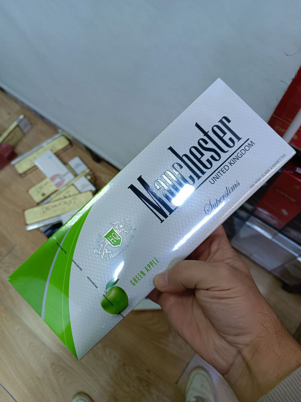 Manchester Green Apple Superslims (зеленое яблоко)