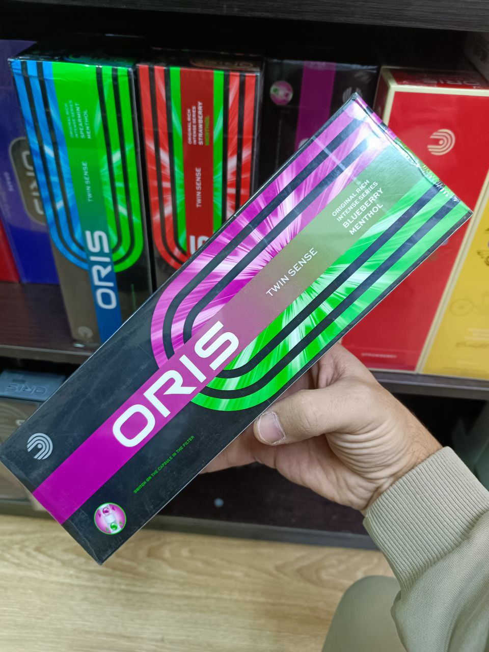 Oris Twin Sense Blueberry Menthol (Черника, ментол) King Size