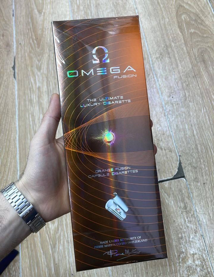 Omega Orange Fusion Superslims (апельсин, кнопка)