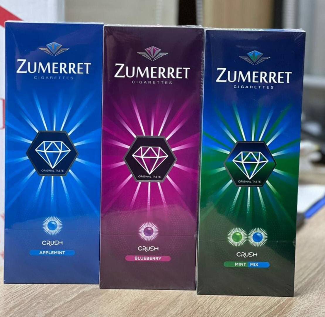 Zumerret Crush Blueberry Superslims (черника, кнопка)