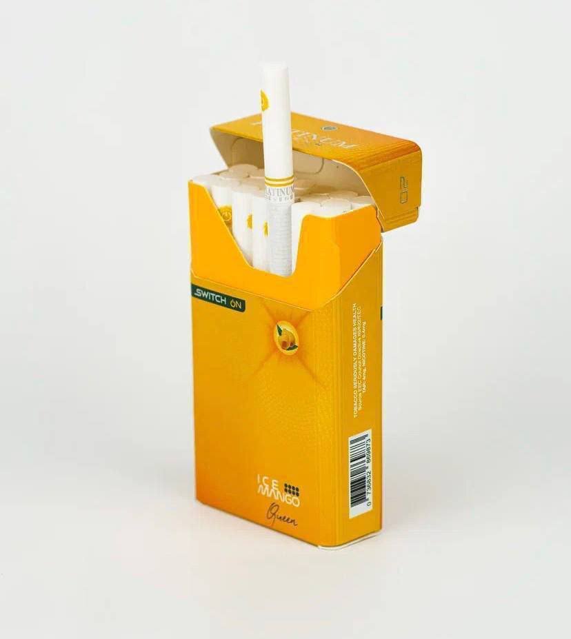 Platinum 7 Ice Mango Superslims (манго и ментол, кнопка)