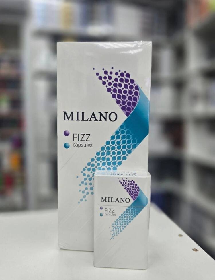 Milano QS Fizz (черника с ментолом, кнопка)
