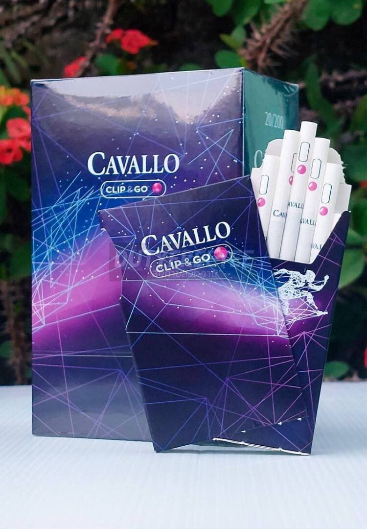 Cavallo ClipGo (черника, кнопка) Nano