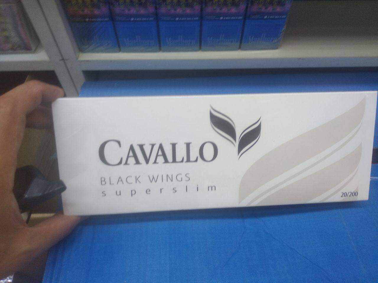 Cavallo Black Wings Superslims