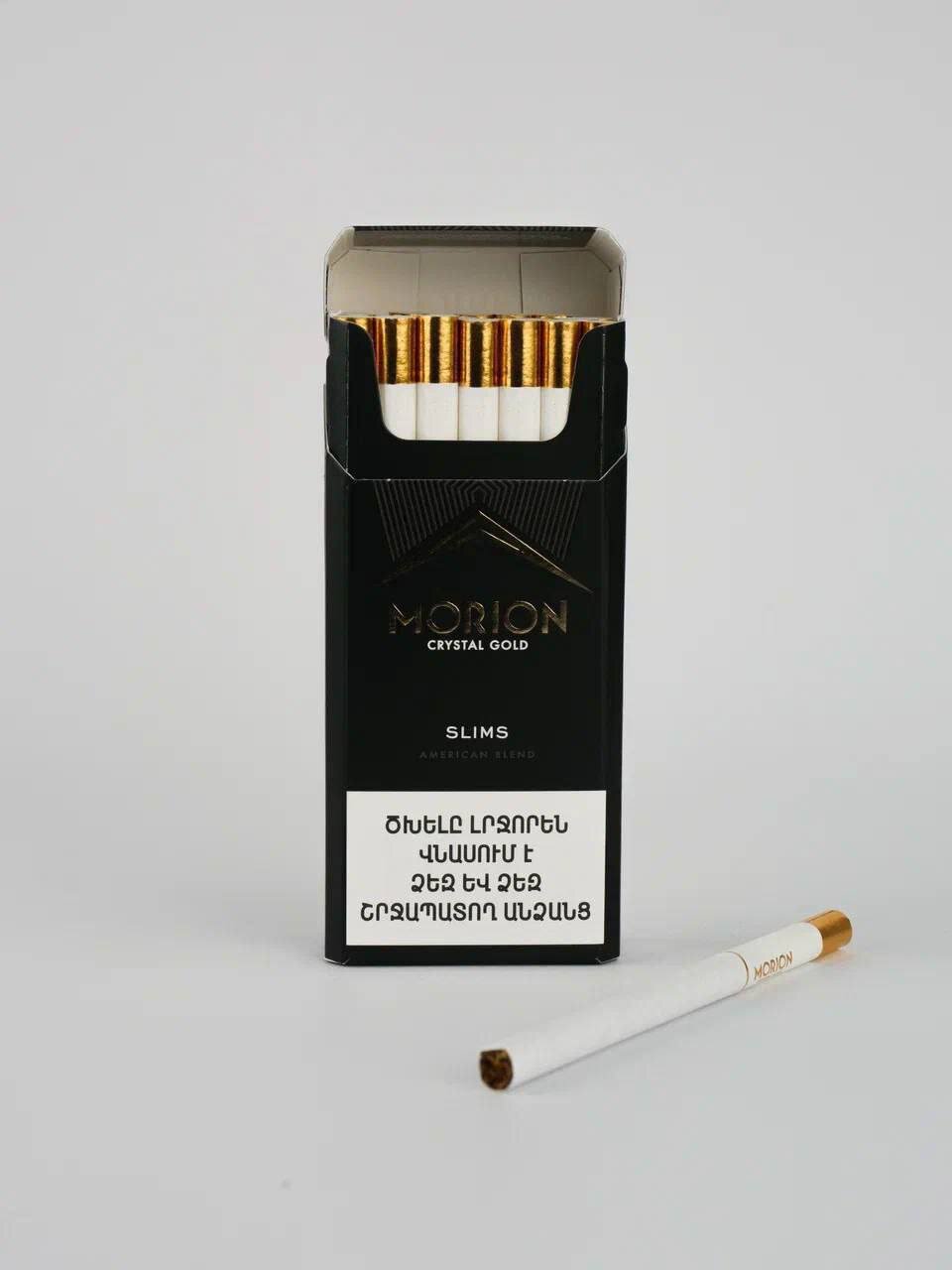 Morion Crystal Gold Slims