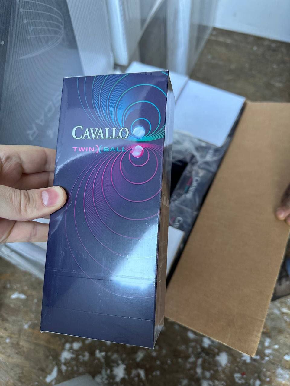 Cavallo QS Twin Ball (черника с ментолом, кнопка)